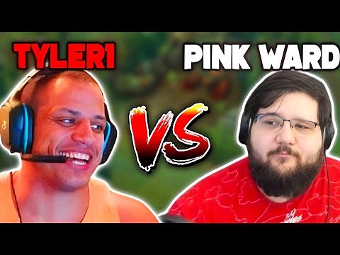 Tyler1 gets TILTED by Pink Ward's Shaco Top and how he plays