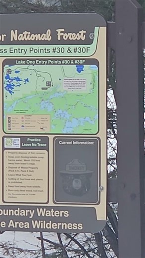 bwca entry points 30 and 30f lake one
