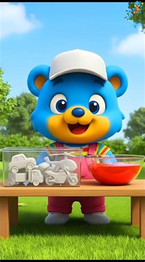 Magic Color Changing Toys! White to Rainbow Surprise 🌈 | Kids Learning Colors #shorts #learncolors