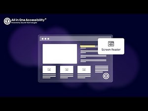 Make Your Website Accessible with Screen Reader | All in One Accessibility®