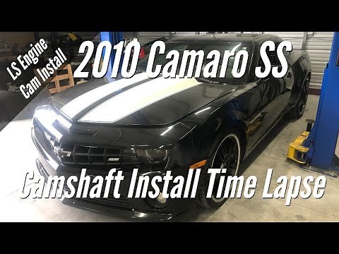 Camaro SS Camshaft Install Time Lapse (LS3 Cam Install)