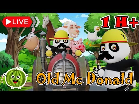 Old Mac Donald Had a Farm 🎵 | 1 Hour of Fun Old Mac Donald Had a Farm for Kids | EduFam Live ~