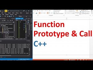 Function Prototype and Call - C++ Programming