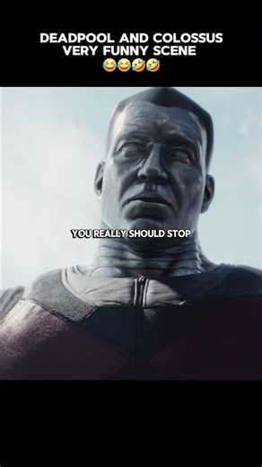 DEADPOOL AND COLOSSUS VERY FUNNY SCENE #youtubeshorts #shorts