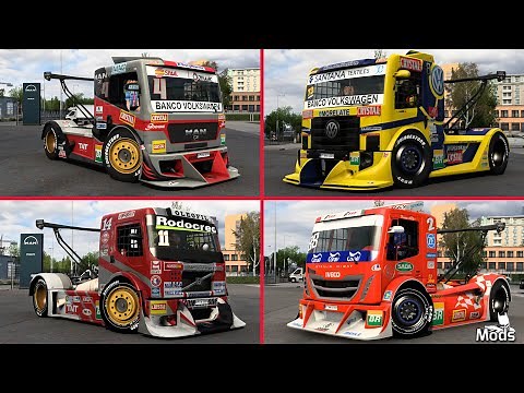 ETS2 Mods 1.42 ▶️ Formula Truck Pack - Truck Race