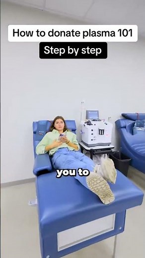 What it’s like to donate plasma! #donatingplasma #plasma