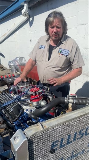 347 Stroker Ford street rod engine that we did for my friend Doc Holiday. | Ellison's Machine Shop