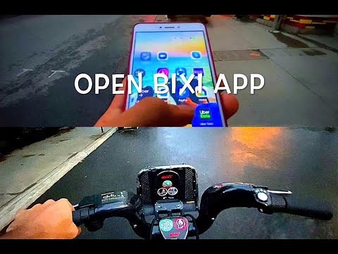 How to Use Bixi bicycle || Montreal || 4k || HD || Travel Low cost $$