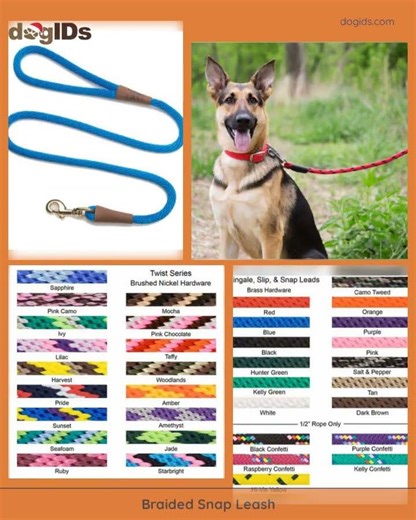 Braided Snap Leash