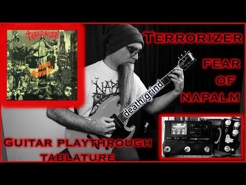 TERRORIZER - Fear of Napalm - Guitar & Tablature - Old School Death Metal / Grindcore