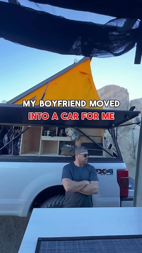 My Boyfriend moved into a car for me 😍 #CarLife #AdventureCouple #TravelVlog #OutdoorLiving #VanLife #RoadTrip #LoveStory | Nikki Delventhal
