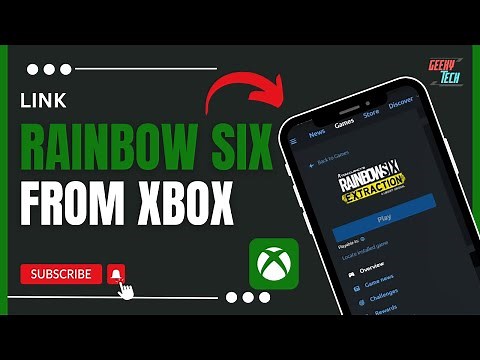 How To Link Rainbow Six Siege from Xbox to PC !
