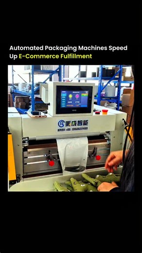 @solved_science on Instagram: "Automated labeling and sealing machines integrate conveyors, sensors, and control systems to apply shipping labels and seal packages in one continuous process. These systems ensure consistent placement, reduce human error, and maintain high throughput even during peak order volumes. This setup is used to save time, cut labor costs, and keep packaging speed aligned with fast-moving e-commerce demand. Via : bingcheng_susu /tt All rights belong to the respective owner