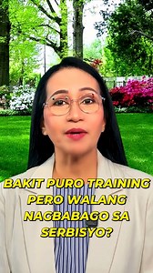 457K views · 7.8K reactions | BAKIT PURO TRAINING, PERO WALANG NAGBABAGO SA SERBISYO? Araw-araw may seminar, may webinar… pero palpak pa rin ang sistema! Dahil minsan, certificate lang ang habol — hindi ang resulta.  Training is just the start. Real change happens AFTER. Tanungin ang sarili: "Anong babaguhin ko pagkatapos nito?"  Follow for real talk on management and public service! #LeadershipTips #PublicService #TrainingNaMaySilbi | CES Exams Review Center | Facebook