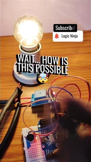 Smart bulb made with Arduino. #arduino #electronic #esp32