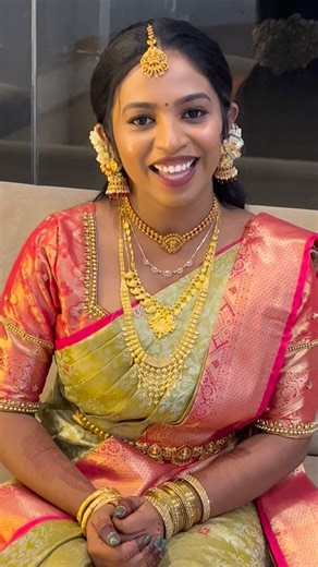 Dayana's unisex salon &make over studio on Instagram: "Customer review 🤍#makeup #traditional #sareelove #tradionaljewellery #saree"