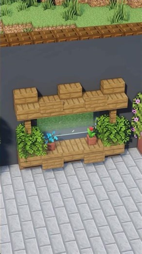 Spruce Window Design in Minecraft!