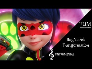 Miraculous: BugNoire's transformation scene (5x25 - Conformation) | Instrumental