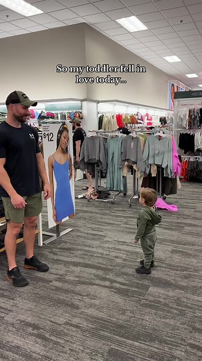 found love in the middle of target #toddlersoftiktok #babyboy #firstcrush #boymom #toddlerlife #toddlermom #loveatfirstsight
