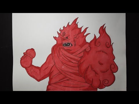How to draw Susanoo Itachi - Naruto (438)