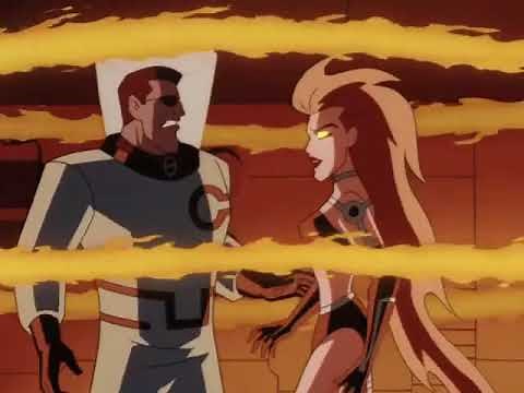 Superman saves Volcana