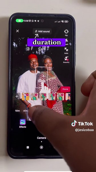 How to Create a TikTok Video Using Slideshow Effect