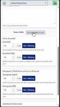 Data Entry tutorial for the new CoCoRaHS App