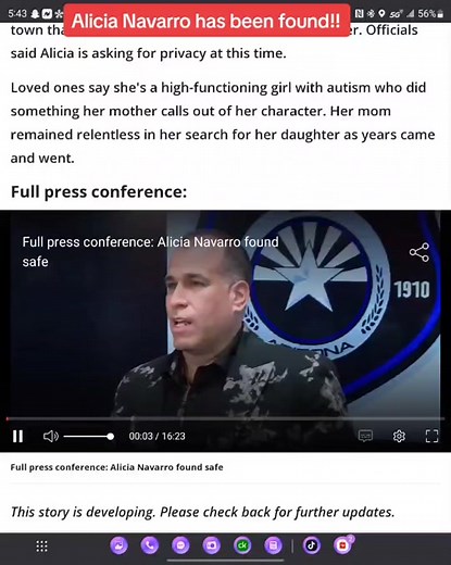Alicia Navarro Found Safe in Montana After 2019 Disappearance