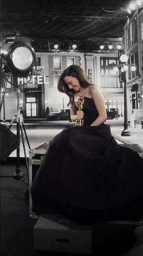 Good for Ani. Mikey Madison celebrates her Best Actress win at the #VFOscars.