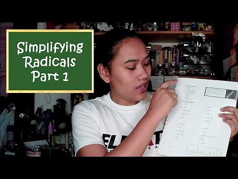 How to Simplify Radicals - Radicals Part 1 [CC] - Civil Service Exam Review