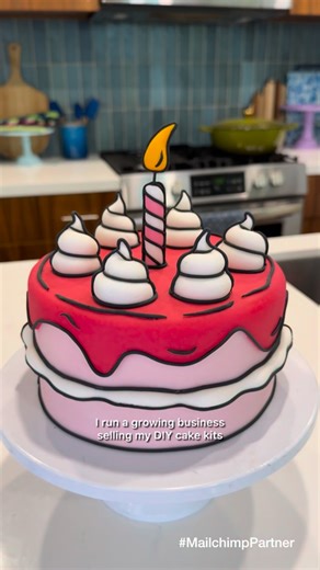 Jonny Manganello on Instagram: "#MailchimpPartner Cake time is even sweeter knowing Intuit @mailchimp is helping me stay connected to my treasured customers"