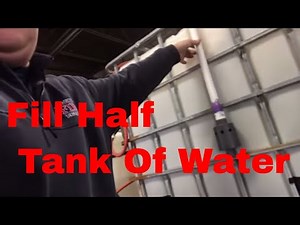 WATER TANK LEVEL CONTROL SYSTEM FOR A PRESSURE WASHER HOLDING TANK