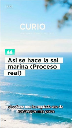 Asi se hace la sal marina (proceso real) #curiosidades