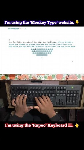 90 WPM Typing Speed on Monkey Type Website #monkeytype #typingtest #asmr #raushantypingmaster