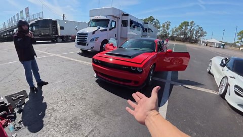 Dodge Demon 170 vs McLaren 750S drag race