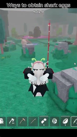 Ways to obtain shark eggs #roblox #99nightintheforest