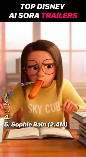 Ranking the WORST AI Disney Trailers Ever Made #shorts #ai #ranking
