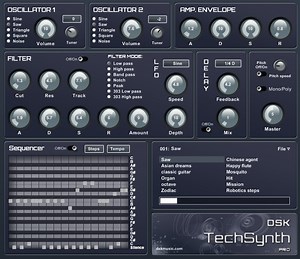 Free VST download DSK TechSynth PRO