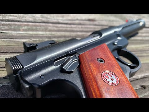 Shooting New Ruger Mark IV Hunter 22 Pistol