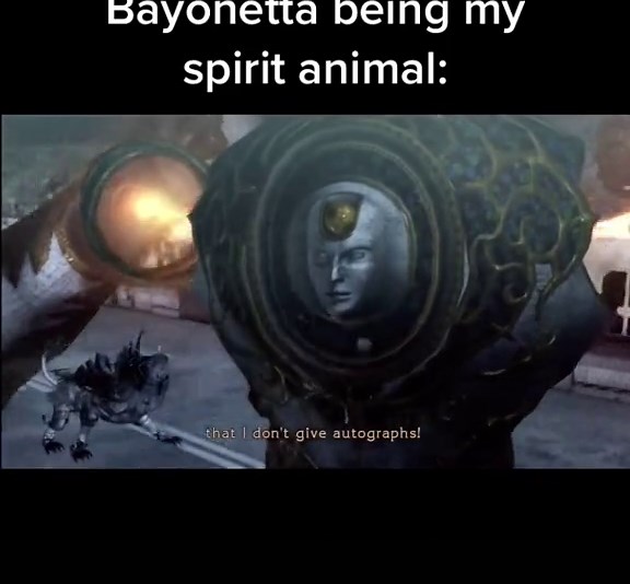 Bayonetta Fanart Cutscene - Video Game My Spirit Animal