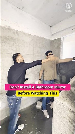 Don’t Install a Bathroom Mirror Before Watching This! 🚿🪞