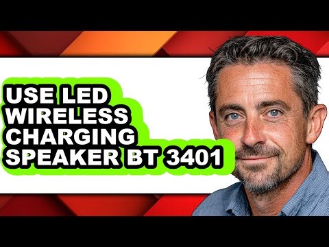 How to Use Led Wireless Charging Speaker Bt 3401 (full Guide)