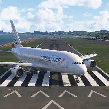 Air France A380 Powerful Takeoff at Busy International Airport | 4K Aviation
