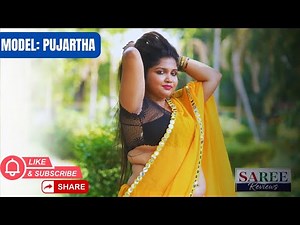 PUJARTHI Saree Reviews Bold Look Bong Saree Sundori | Saree Lover | High Saree Fashion