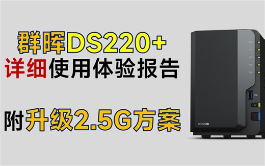2023年 群晖DS220+使用体验报告，附升级2.5G方案—黑群晖转白的首选？