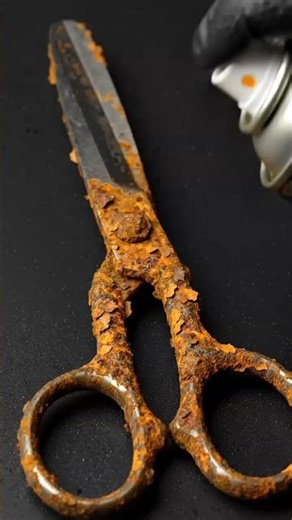 Old Rusty Scissors Restoration – Satisfying Cleaning ASMR ✂️ #asmr #satisfying #relaxing