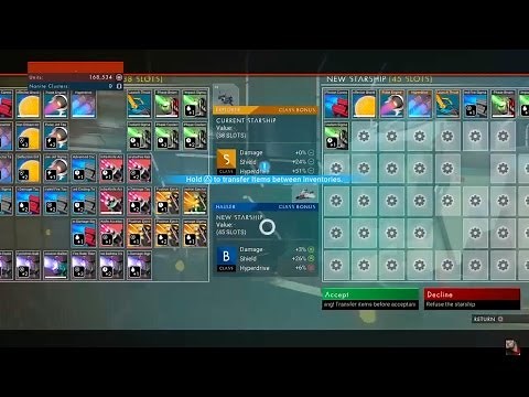 Starships 101: How to own multiple, change primary, types/classes - No Man's Sky Path Finder 1.2