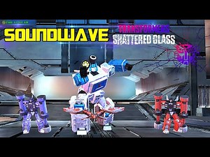 SHATTERED GLASS TRANSFORMERS - SOUNDWAVE