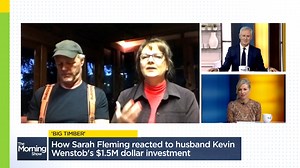 ‘Big Timber’ follows the dangerous work of logger and sawmill owner Kevin Wenstob and his wife Sarah Fleming. The couple stop by TMS to talk about why the stakes are even higher for the family business this year. | The Morning Show | Facebook