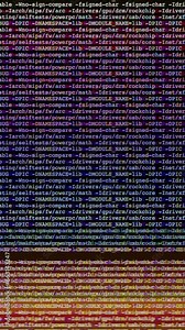 code numbers in vertical format